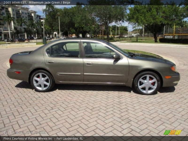 Millennium Jade Green / Beige 2003 Infiniti I 35