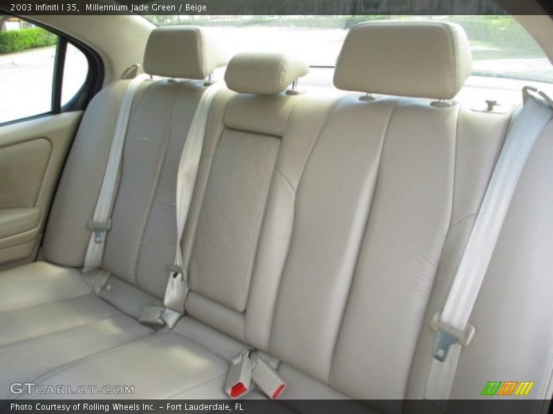 Millennium Jade Green / Beige 2003 Infiniti I 35
