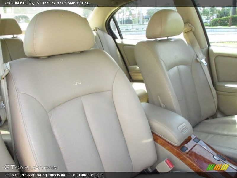 Millennium Jade Green / Beige 2003 Infiniti I 35