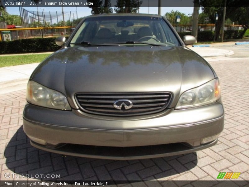 Millennium Jade Green / Beige 2003 Infiniti I 35