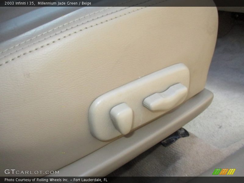 Millennium Jade Green / Beige 2003 Infiniti I 35
