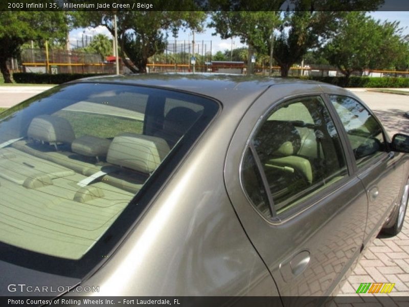 Millennium Jade Green / Beige 2003 Infiniti I 35