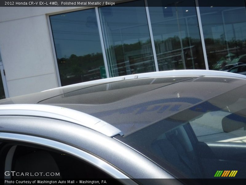 Polished Metal Metallic / Beige 2012 Honda CR-V EX-L 4WD