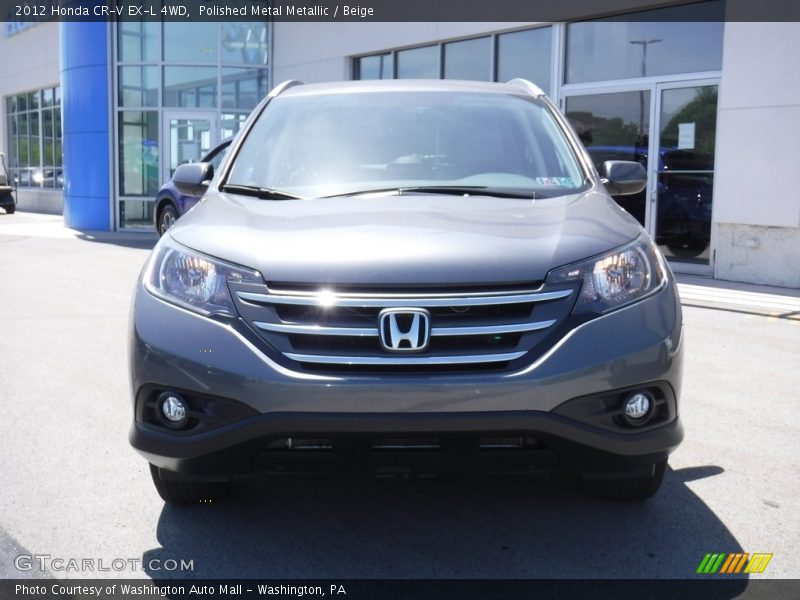 Polished Metal Metallic / Beige 2012 Honda CR-V EX-L 4WD