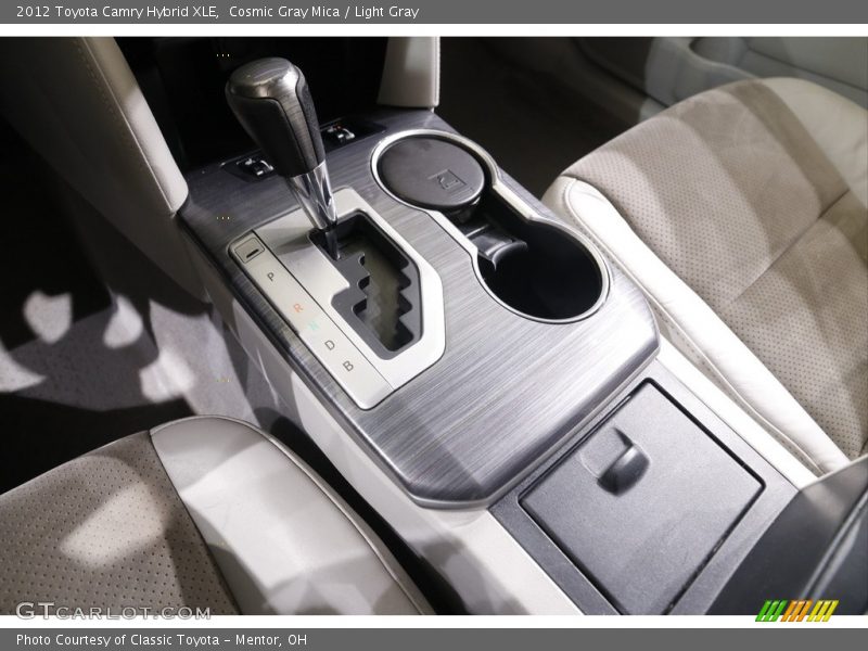 Cosmic Gray Mica / Light Gray 2012 Toyota Camry Hybrid XLE
