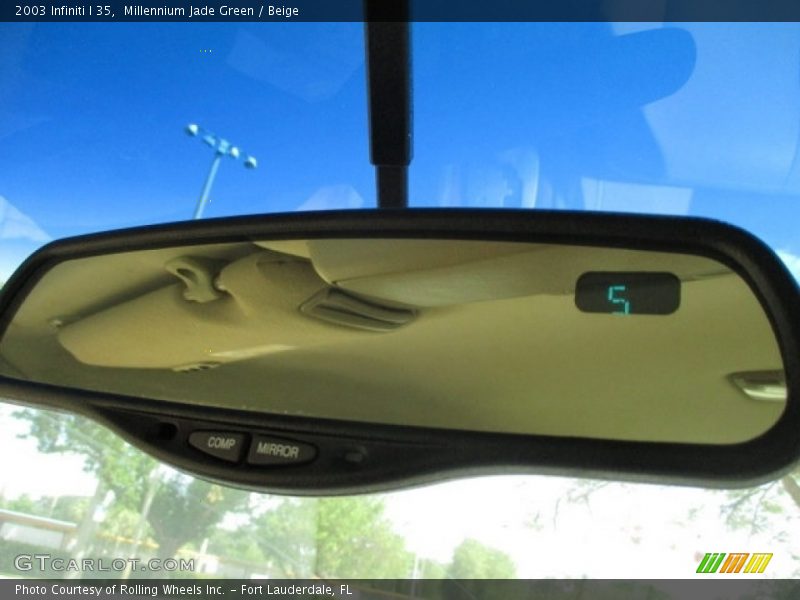 Millennium Jade Green / Beige 2003 Infiniti I 35