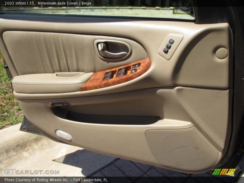 Millennium Jade Green / Beige 2003 Infiniti I 35