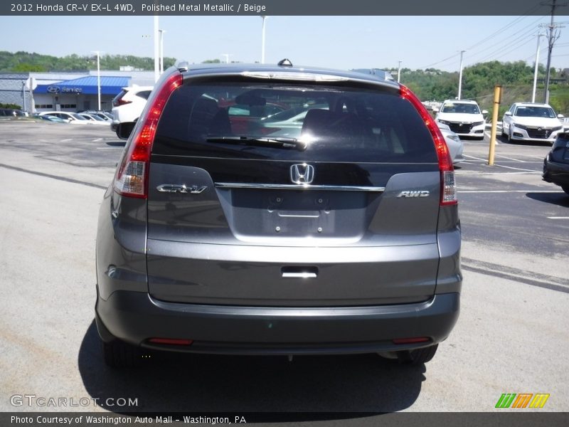 Polished Metal Metallic / Beige 2012 Honda CR-V EX-L 4WD
