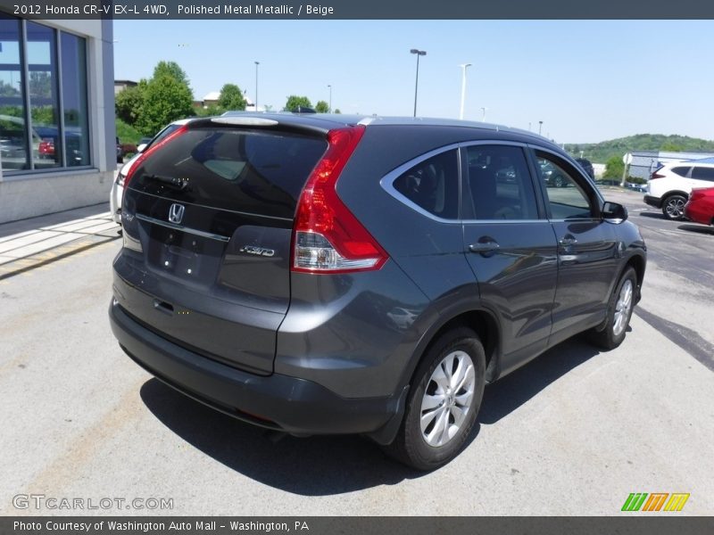 Polished Metal Metallic / Beige 2012 Honda CR-V EX-L 4WD