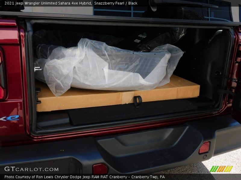 Snazzberry Pearl / Black 2021 Jeep Wrangler Unlimited Sahara 4xe Hybrid