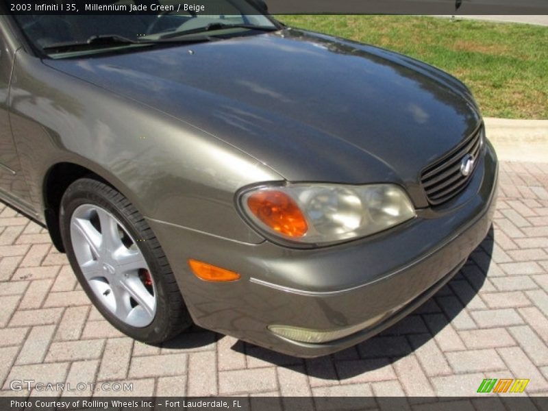 Millennium Jade Green / Beige 2003 Infiniti I 35