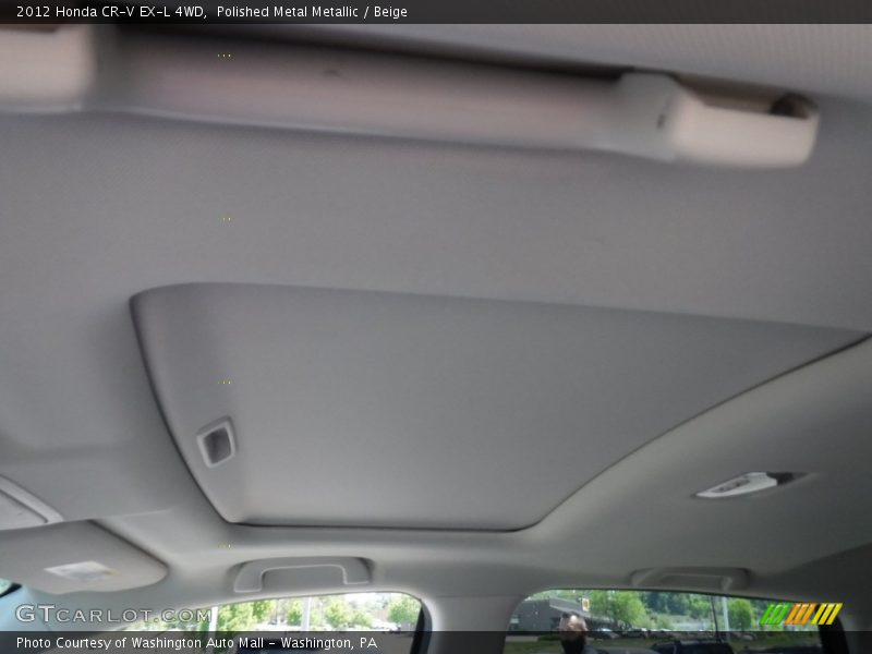 Polished Metal Metallic / Beige 2012 Honda CR-V EX-L 4WD