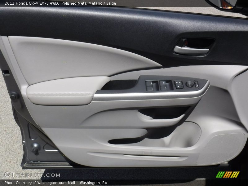 Polished Metal Metallic / Beige 2012 Honda CR-V EX-L 4WD
