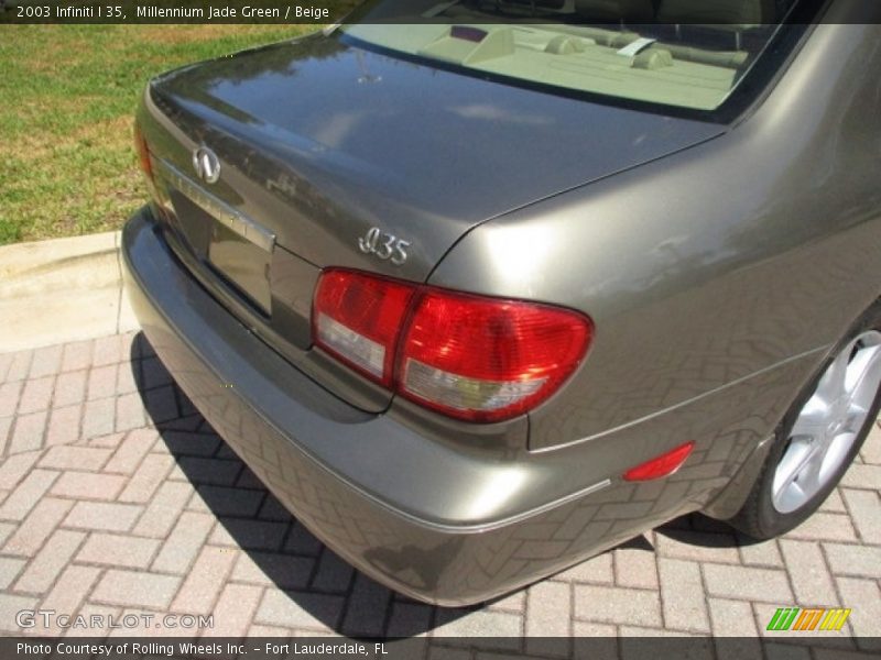 Millennium Jade Green / Beige 2003 Infiniti I 35