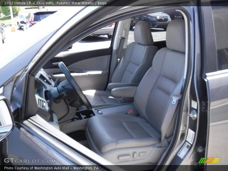 Polished Metal Metallic / Beige 2012 Honda CR-V EX-L 4WD