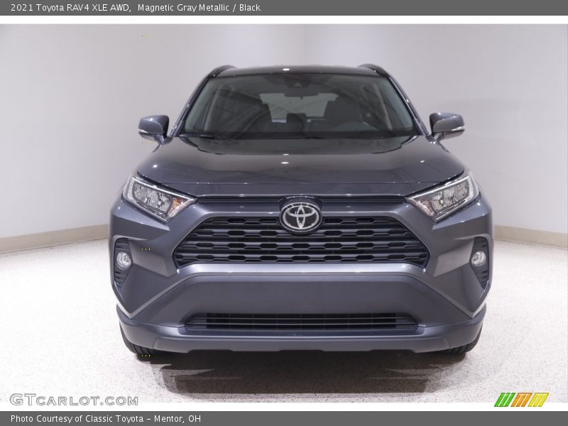 Magnetic Gray Metallic / Black 2021 Toyota RAV4 XLE AWD