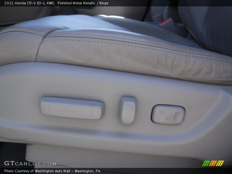 Polished Metal Metallic / Beige 2012 Honda CR-V EX-L 4WD
