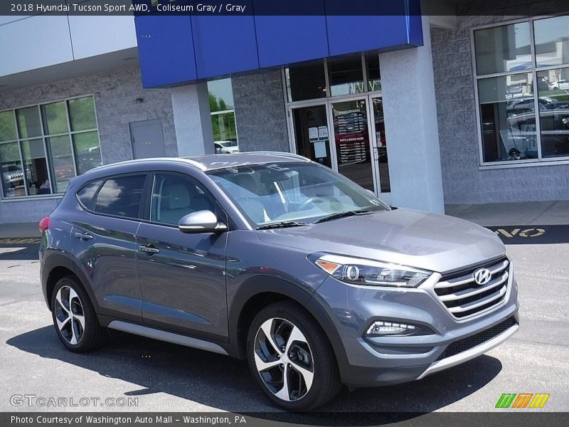Coliseum Gray / Gray 2018 Hyundai Tucson Sport AWD