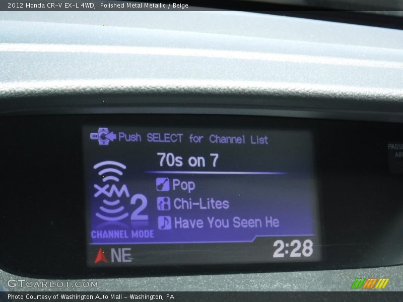 Polished Metal Metallic / Beige 2012 Honda CR-V EX-L 4WD