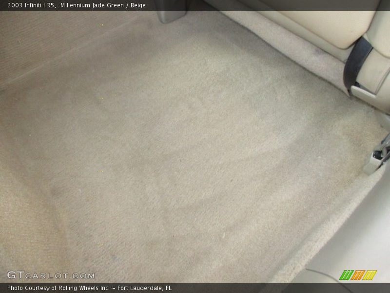 Millennium Jade Green / Beige 2003 Infiniti I 35