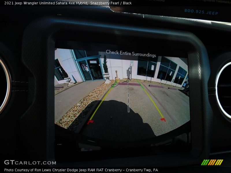 Snazzberry Pearl / Black 2021 Jeep Wrangler Unlimited Sahara 4xe Hybrid