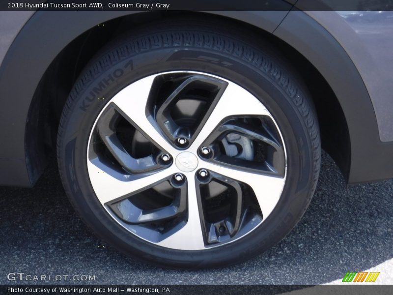 Coliseum Gray / Gray 2018 Hyundai Tucson Sport AWD