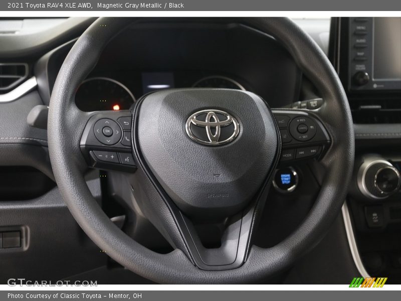 Magnetic Gray Metallic / Black 2021 Toyota RAV4 XLE AWD