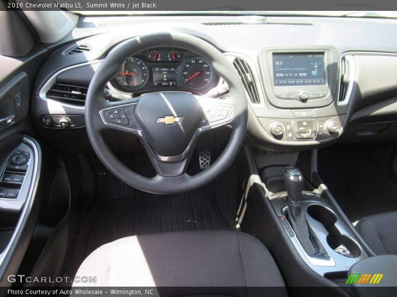Summit White / Jet Black 2016 Chevrolet Malibu LS