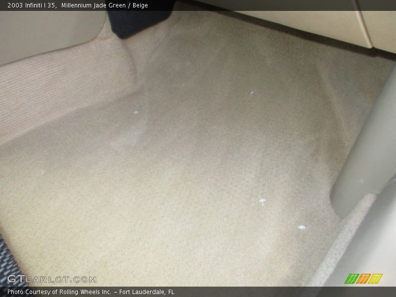 Millennium Jade Green / Beige 2003 Infiniti I 35