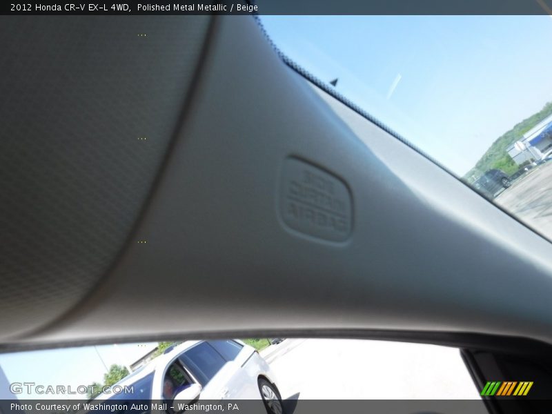 Polished Metal Metallic / Beige 2012 Honda CR-V EX-L 4WD