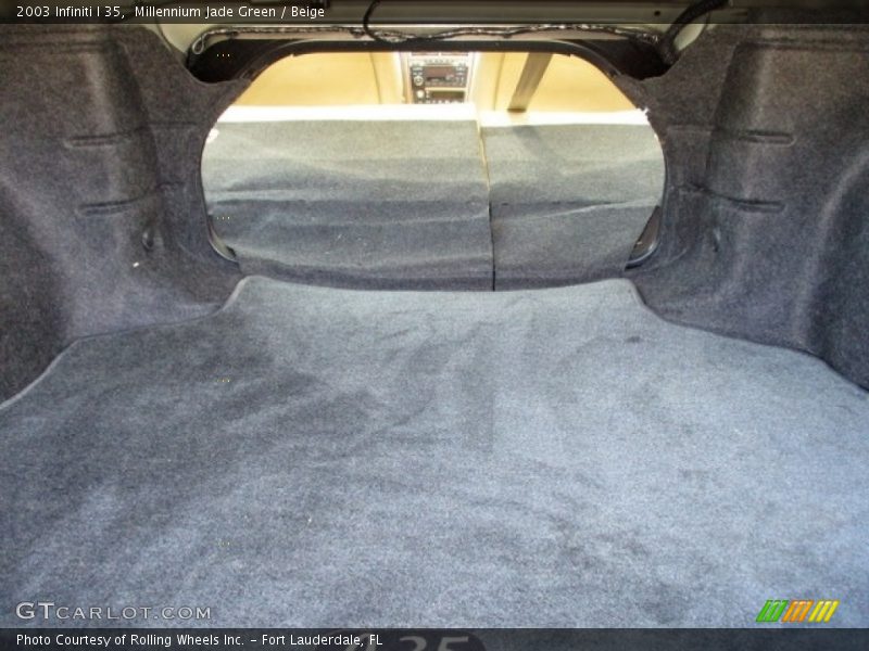 Millennium Jade Green / Beige 2003 Infiniti I 35