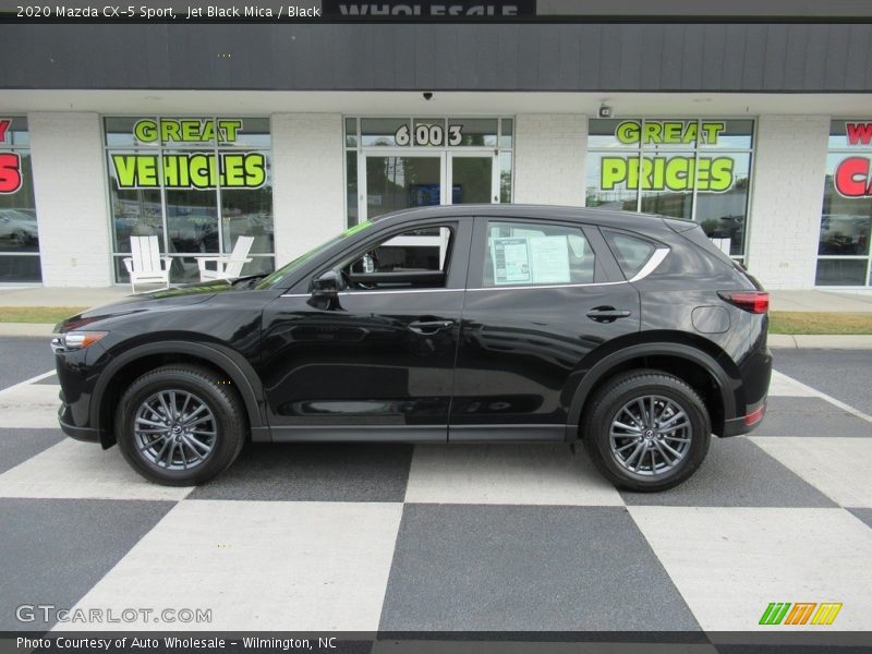 Jet Black Mica / Black 2020 Mazda CX-5 Sport