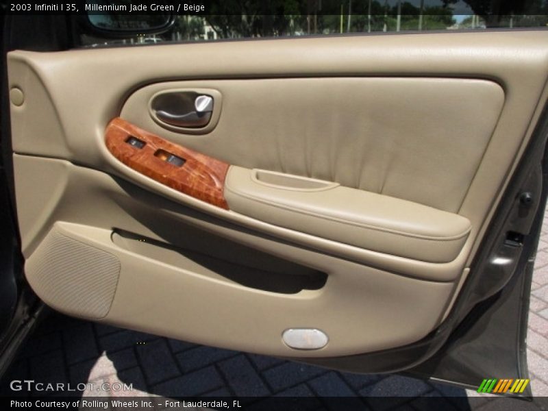 Millennium Jade Green / Beige 2003 Infiniti I 35