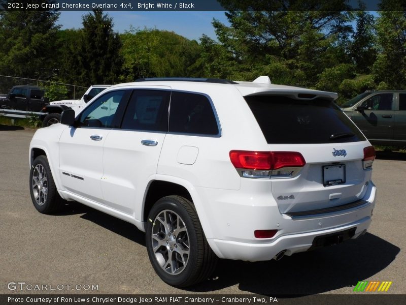 Bright White / Black 2021 Jeep Grand Cherokee Overland 4x4
