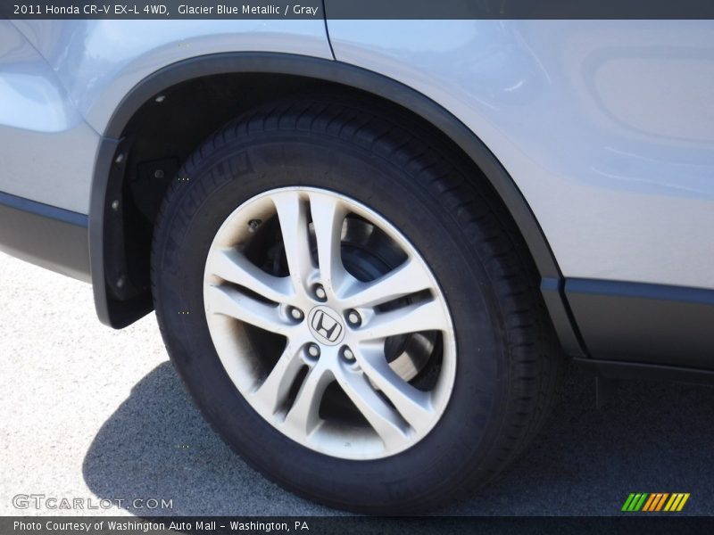 Glacier Blue Metallic / Gray 2011 Honda CR-V EX-L 4WD