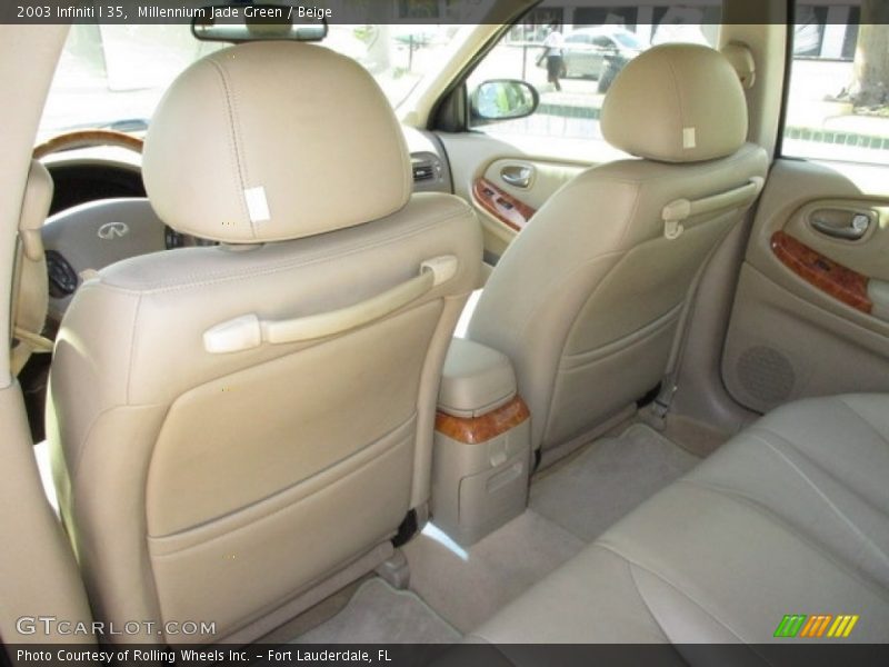 Millennium Jade Green / Beige 2003 Infiniti I 35