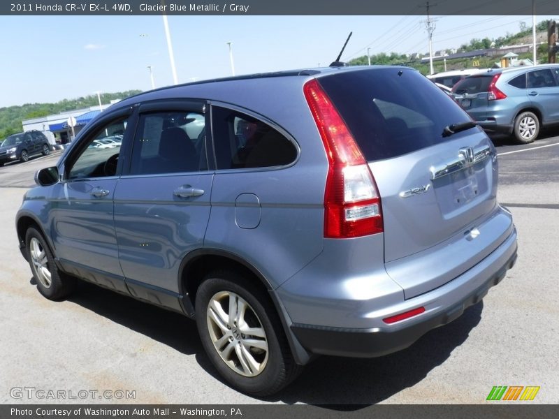 Glacier Blue Metallic / Gray 2011 Honda CR-V EX-L 4WD