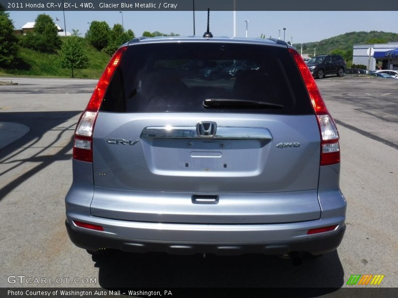 Glacier Blue Metallic / Gray 2011 Honda CR-V EX-L 4WD