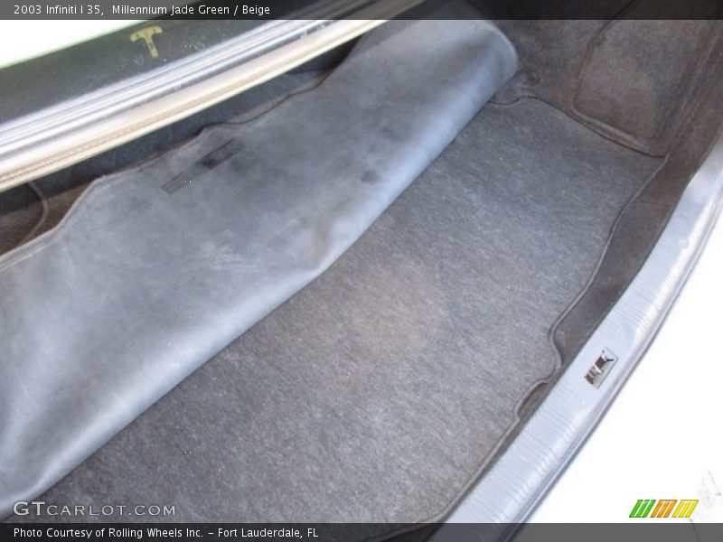 Millennium Jade Green / Beige 2003 Infiniti I 35