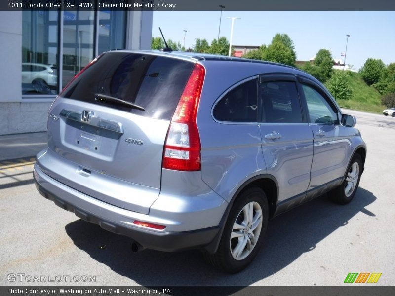Glacier Blue Metallic / Gray 2011 Honda CR-V EX-L 4WD