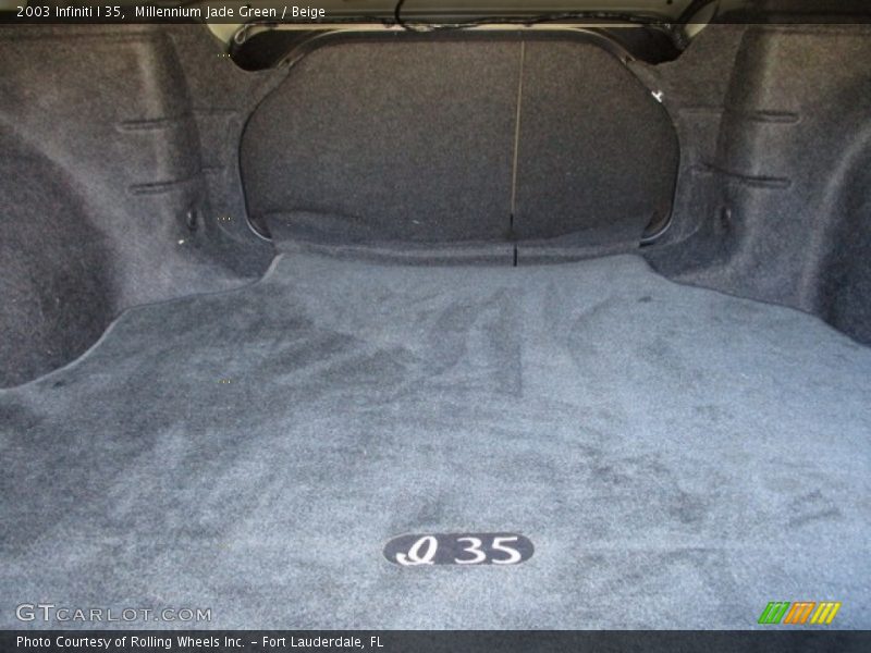 Millennium Jade Green / Beige 2003 Infiniti I 35