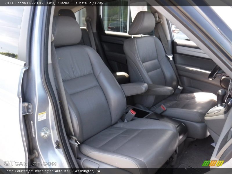 Glacier Blue Metallic / Gray 2011 Honda CR-V EX-L 4WD