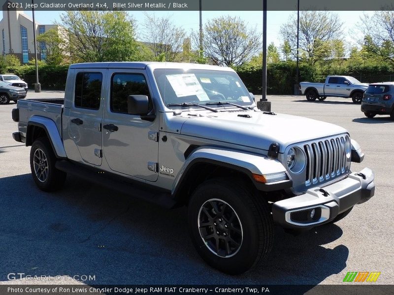 Billet Silver Metallic / Black 2021 Jeep Gladiator Overland 4x4