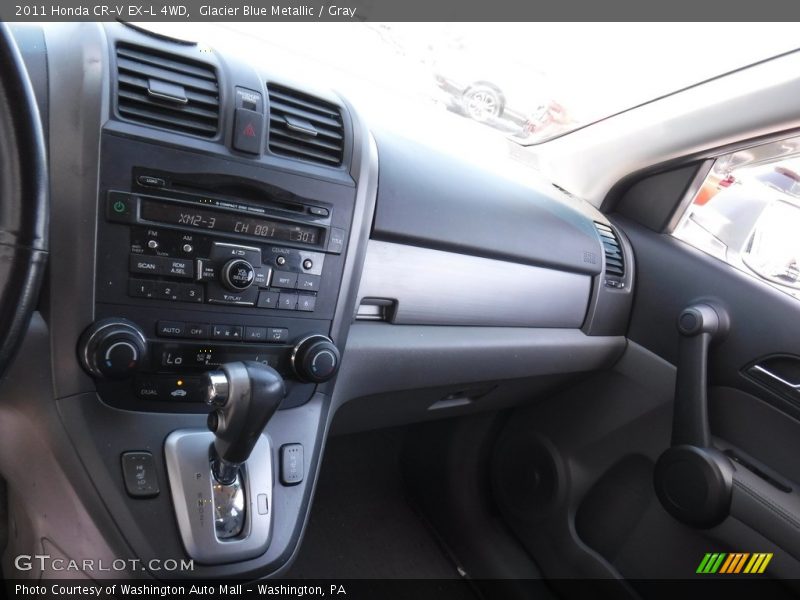 Glacier Blue Metallic / Gray 2011 Honda CR-V EX-L 4WD