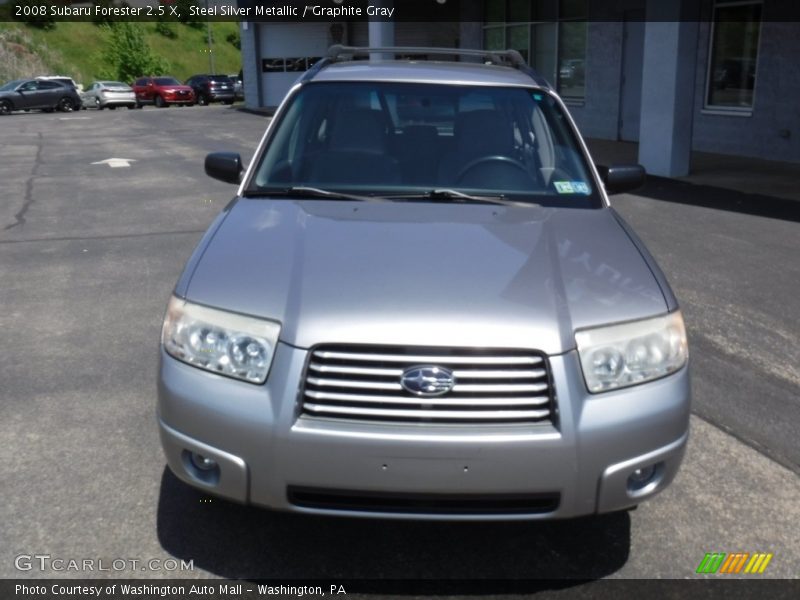 Steel Silver Metallic / Graphite Gray 2008 Subaru Forester 2.5 X
