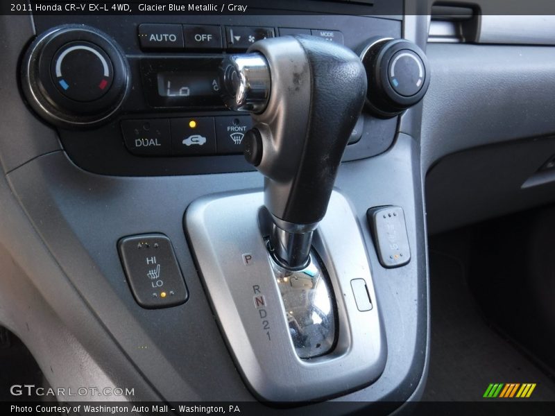 Glacier Blue Metallic / Gray 2011 Honda CR-V EX-L 4WD