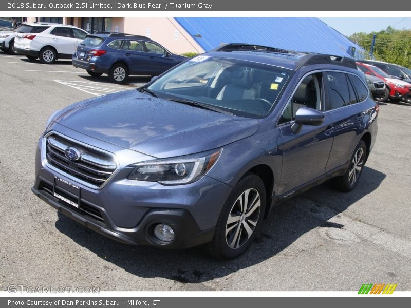 Dark Blue Pearl / Titanium Gray 2018 Subaru Outback 2.5i Limited