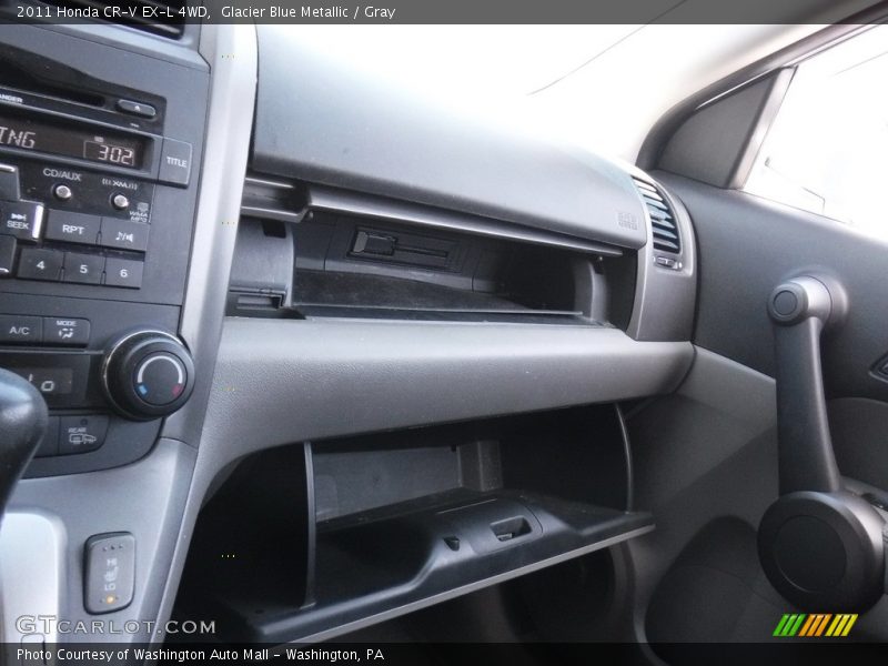 Glacier Blue Metallic / Gray 2011 Honda CR-V EX-L 4WD