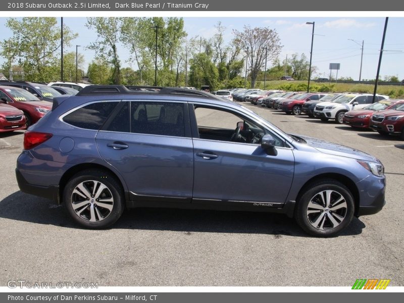 Dark Blue Pearl / Titanium Gray 2018 Subaru Outback 2.5i Limited