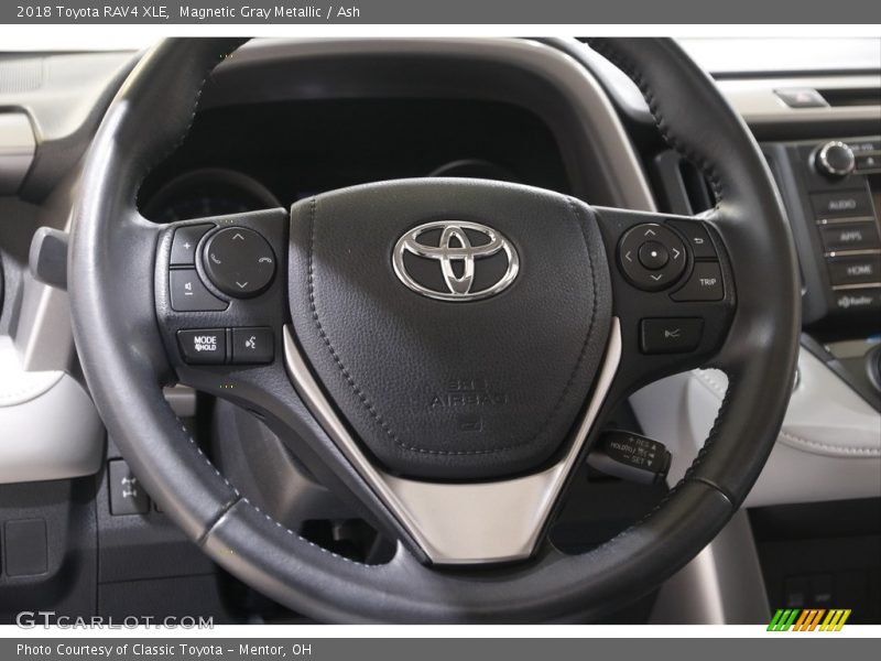 Magnetic Gray Metallic / Ash 2018 Toyota RAV4 XLE
